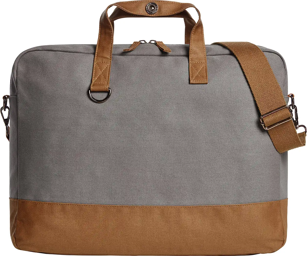 halfar-1816521-notebook-bag-life-grey-brown-front-2 HALFAR Notebook Bag Life