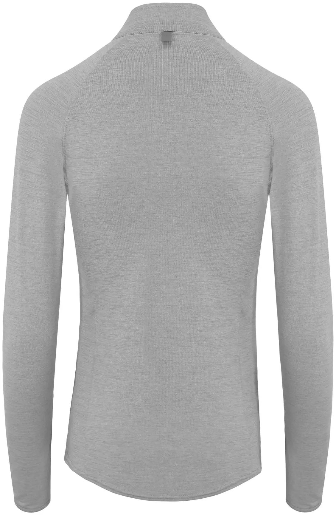 justcool-jc030-cool-flex-half-zip-top-silvergrey-back-3 Just Cool Cool-Flex 1/2 Zip Top