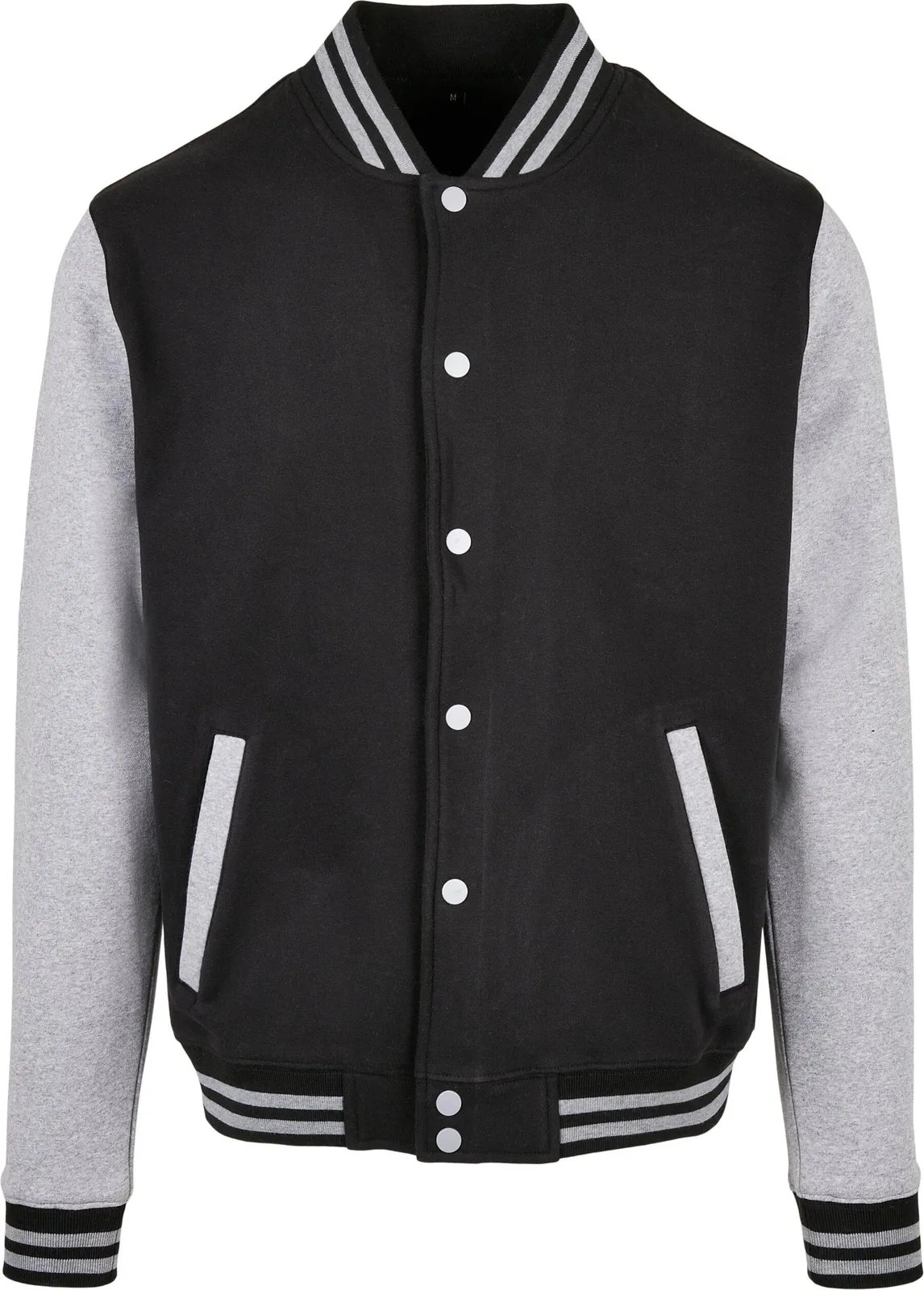 black/heather grey