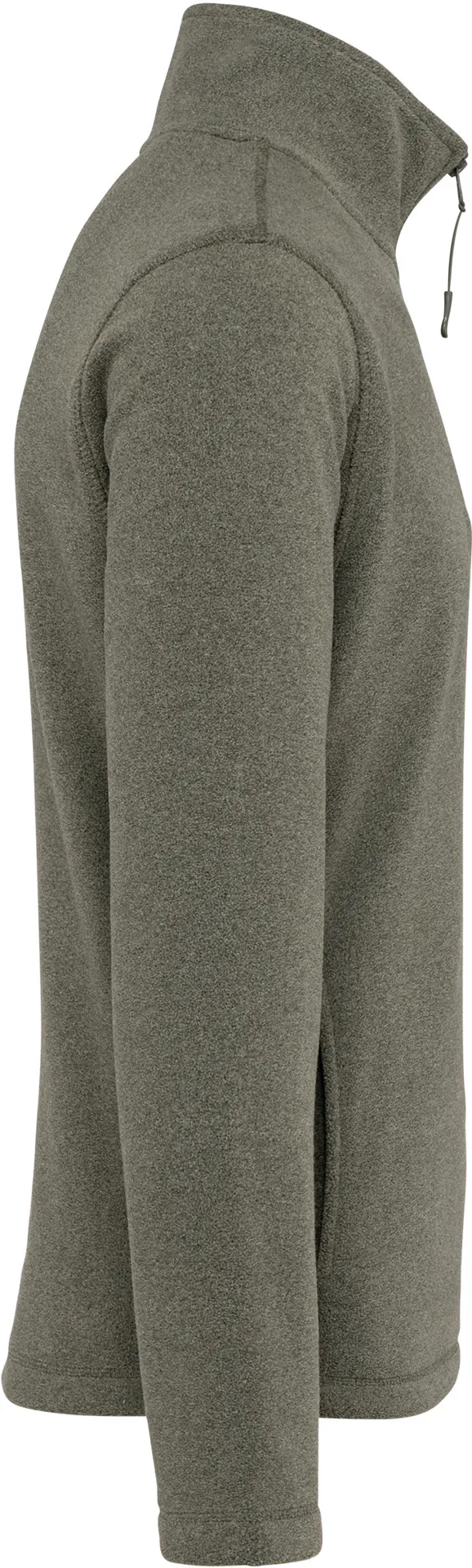 kariban-K912-microfleece-pullover-mit-viertel-zip-enzo-greenmarbleheather-right-5 Kariban Microfleece Pullover mit 1/4 Zip "Enzo"