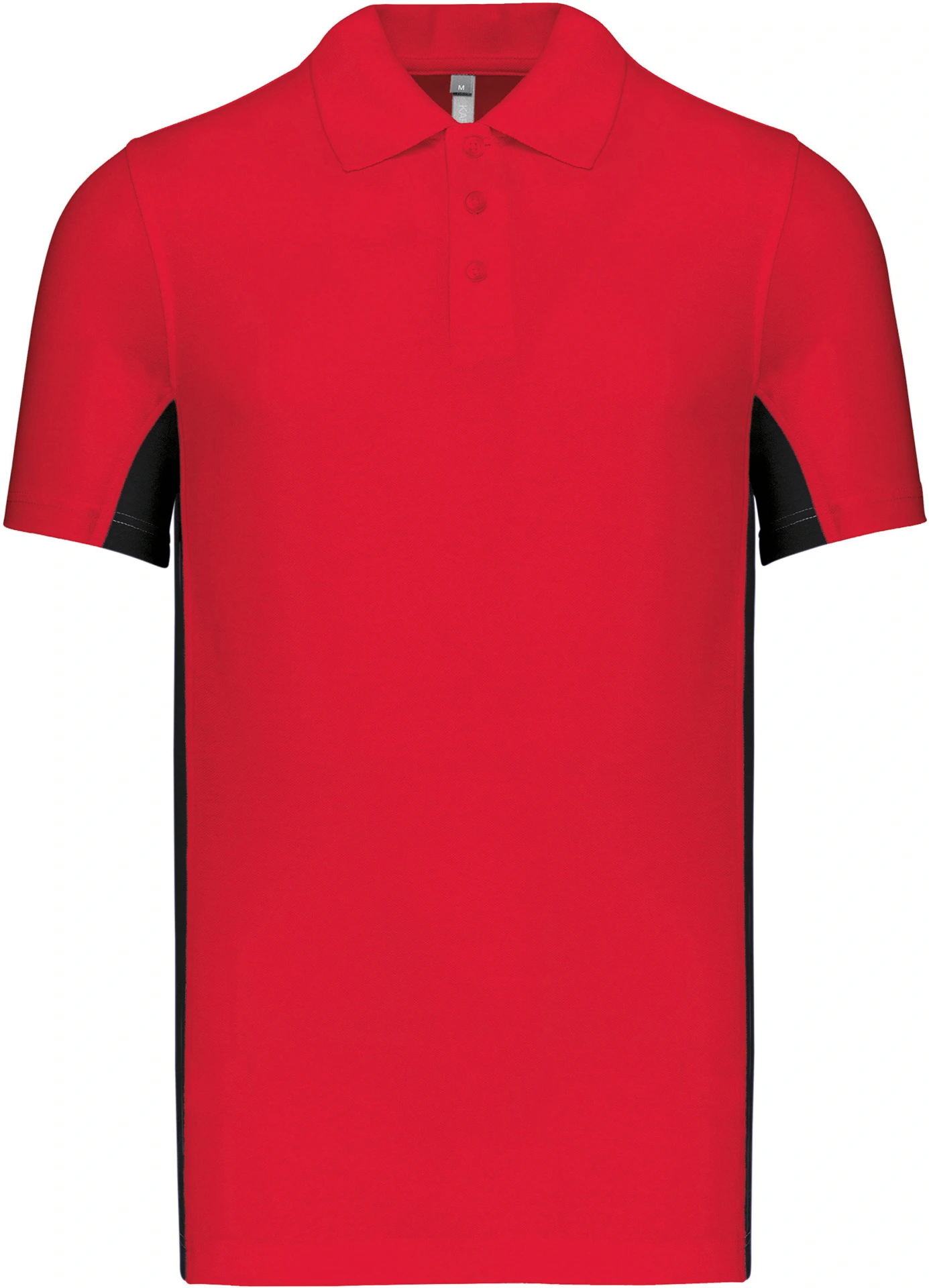 Kariban 2-farbiges Polo "Flag"