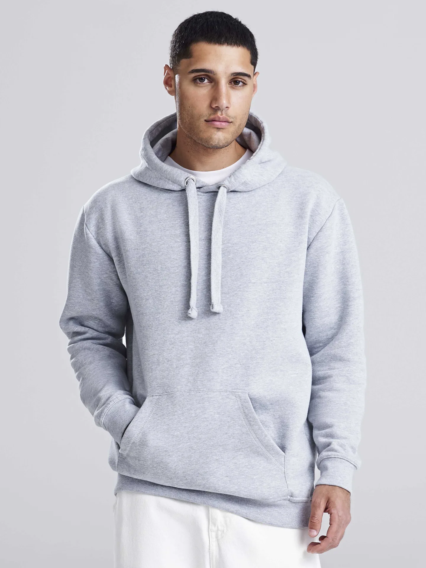 justhoods-jh101-graduate-heavyweight-hoodie-model-0 Just Hoods Graduate Heavyweight Hoodie