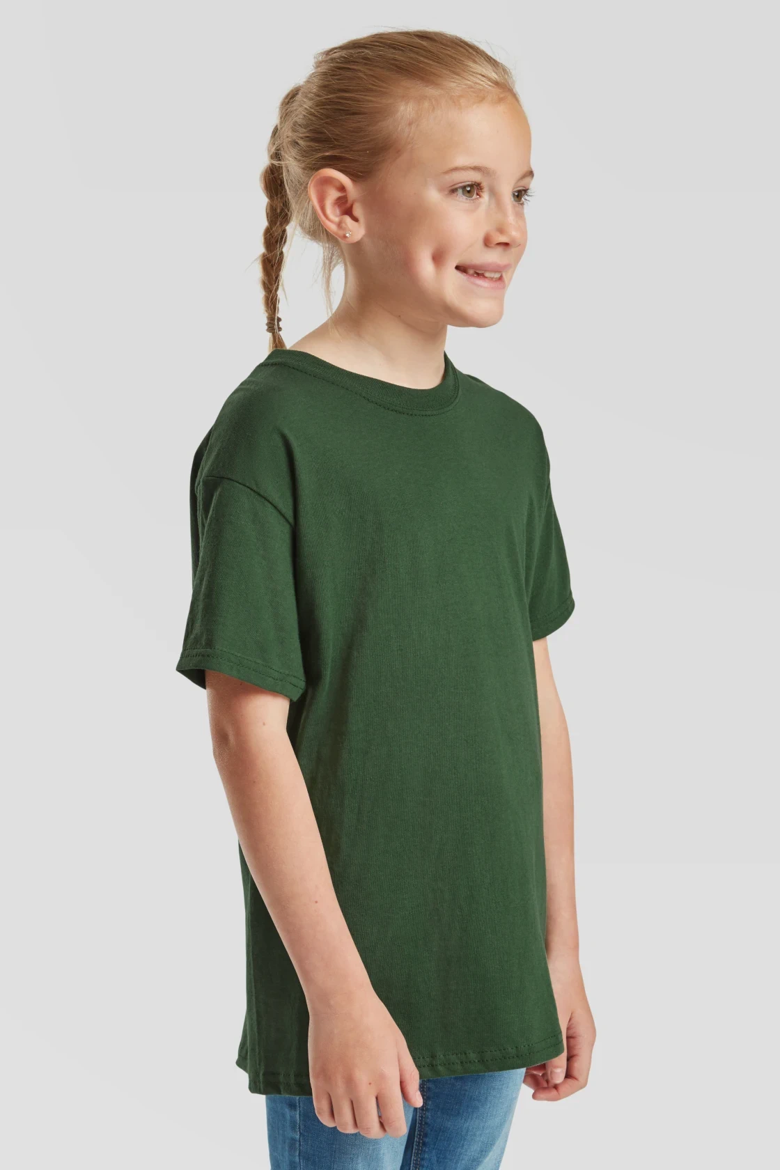 fruit-of-the-loom-61-019-0-kids-original-t-shirt-bottlegreen-model-1 F.O.L. Kids Original T