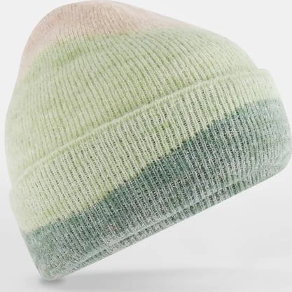 beechfield-b532-soft-wave-beanie-almond-pistachio-dustygreen-front-1 Beechfield Soft Wave Beanie