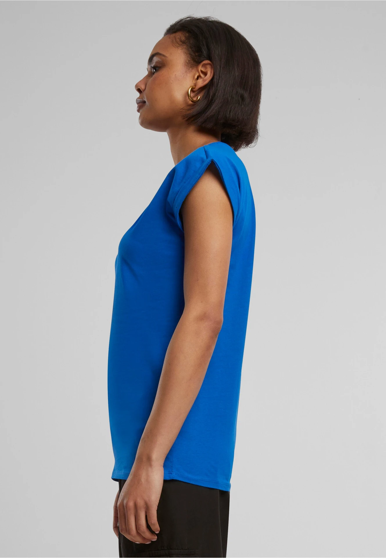 Build Your Brand Ladies Extended Shoulder Tee
