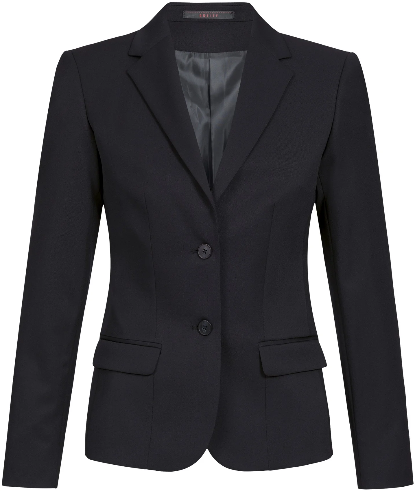 greiff-1432-damen-blazer-rf-basic_7000_schwarz-front-2 GREIFF Damen Blazer BASIC Regular Fit