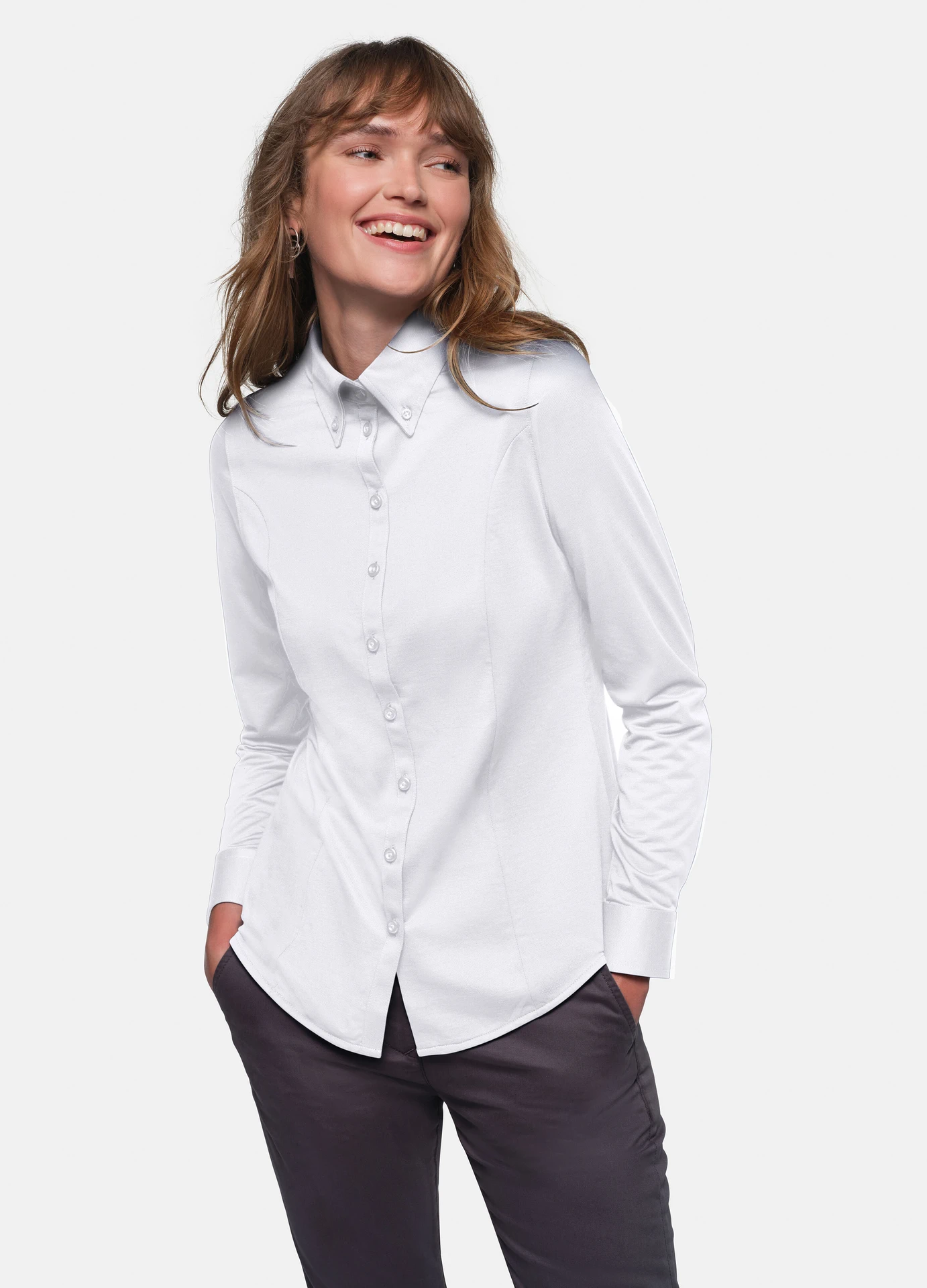 HAKRO Bluse 1/1 Arm 129 Natural Stretch