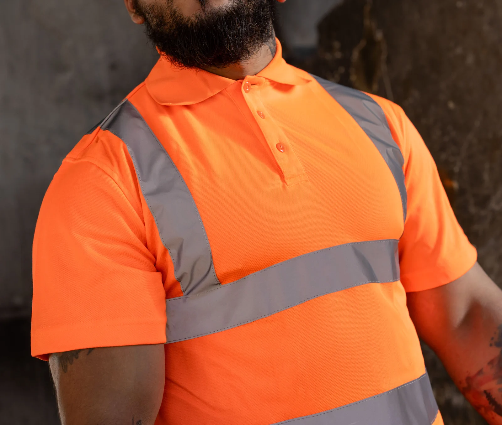 Korntex High-End Polycotton Hi-Vis Polo Shirt Cambridge