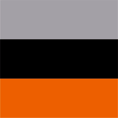 grey/black/orange