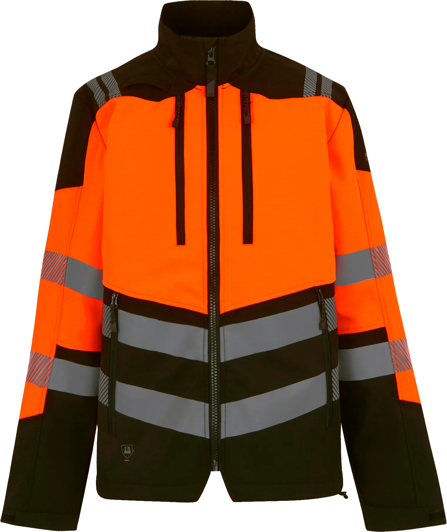 black/signal orange