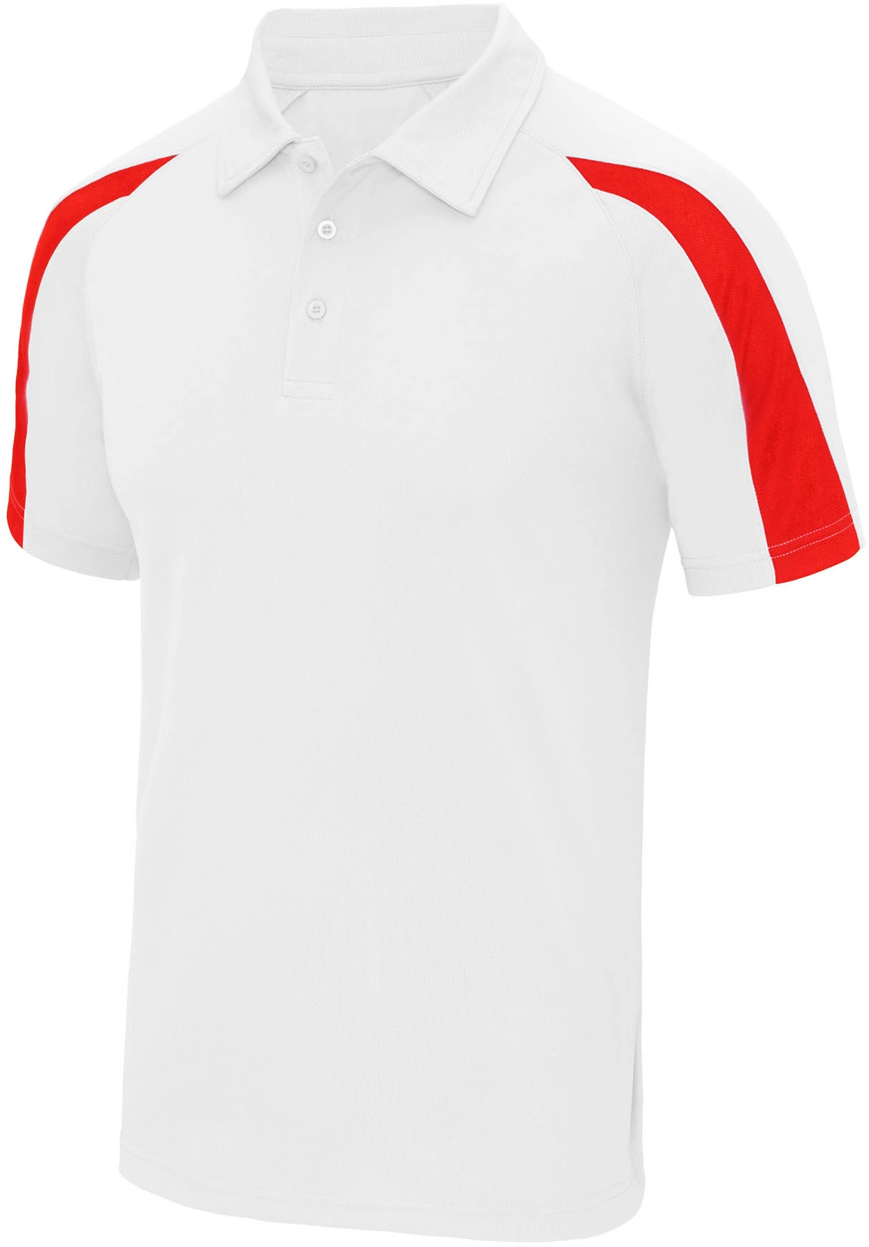 arctic white/fire red