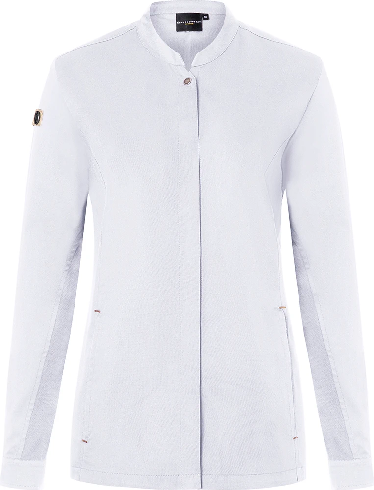 karlowsky-jf26-damenkochjacke-green-generation-white-front-3 KARLOWSKY Damenkochjacke Green-Generation