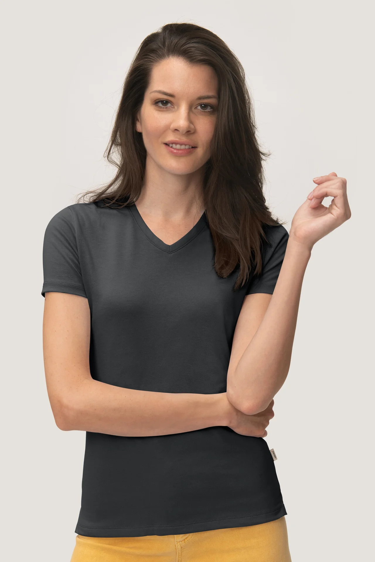 HAKRO Damen-V-Shirt 169 Cotton-Tec HAKRO Damen-V-Shirt 169 Cotton-Tec