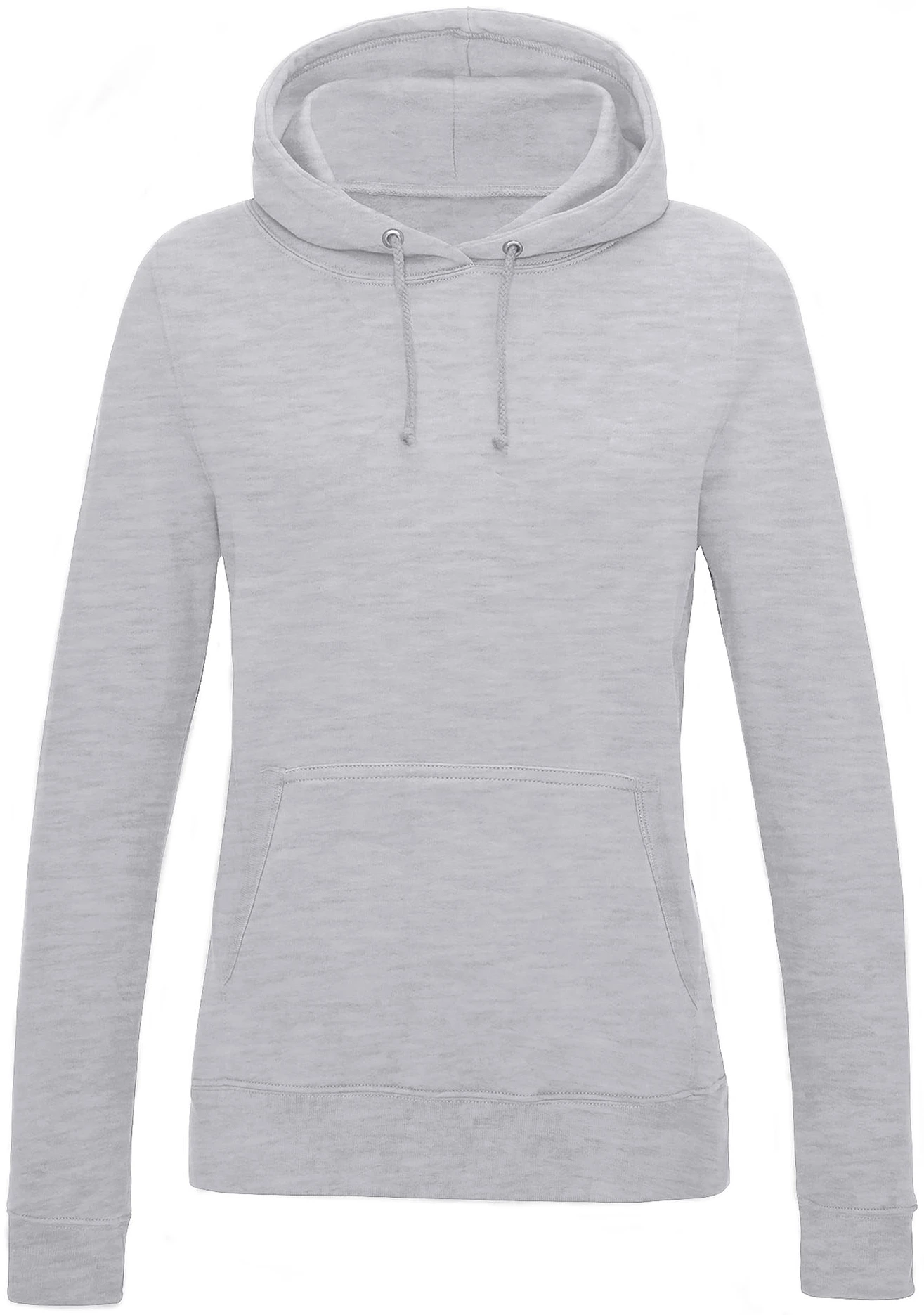 justhoods-jh001f-womens-college-hoodie-heathergrey-front-1 Just Hoods Women's College Hoodie