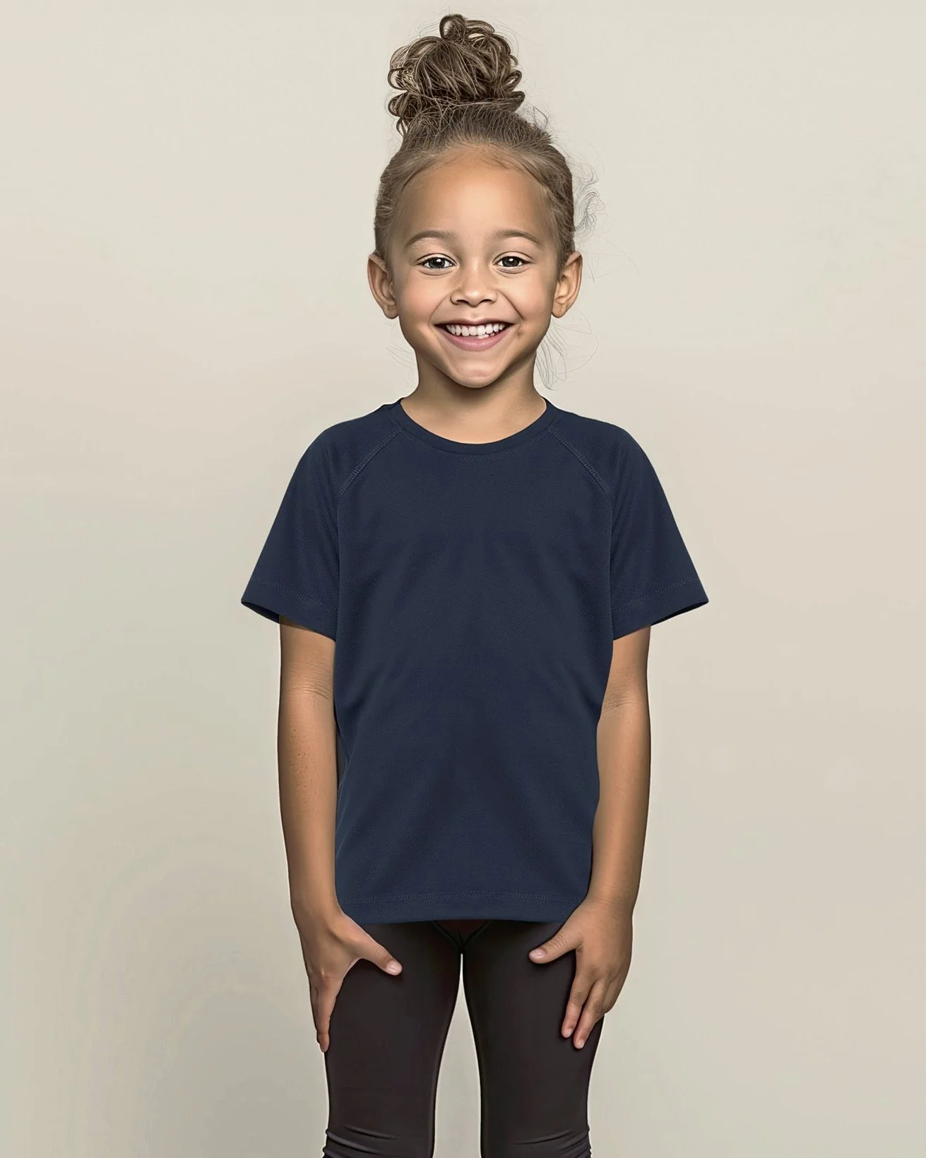 stedman-st8570-mesh-raglan-kids-navyblue-model-1 Stedman Active 140 Raglan for children