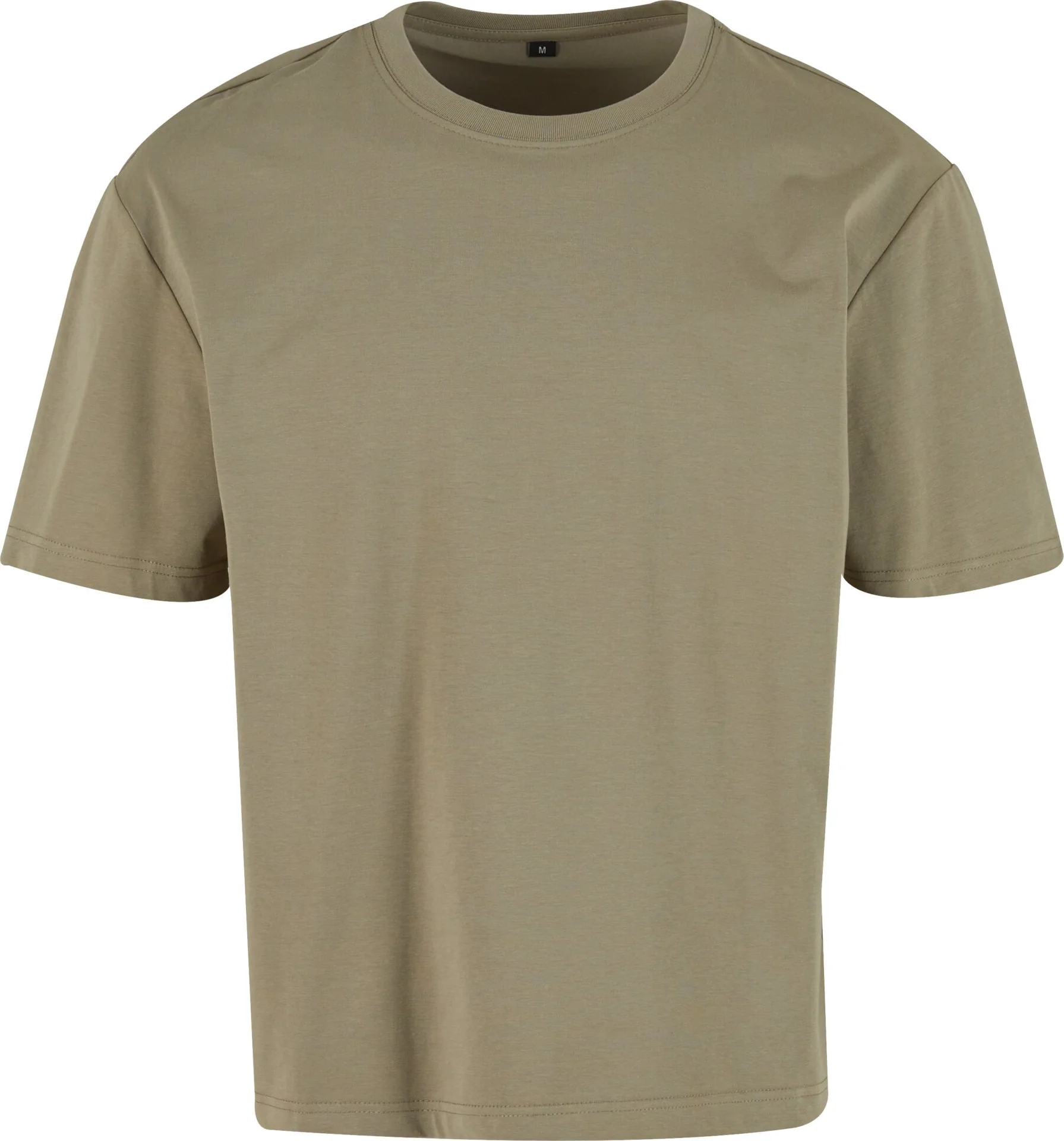 BYB-BY364-sorona-loose-fit-t-shirt-paleolive-front-4 Build Your Brand Sorona® Loose Fit Tee