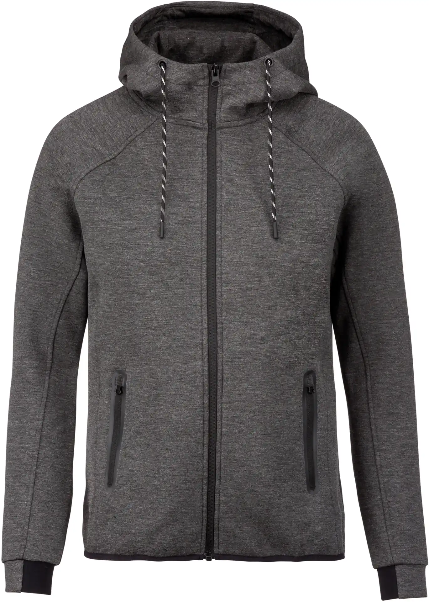 kariban-PA358-herren-trainingsjacke-deepgreyheather-front-3 Kariban Herren Trainingsjacke