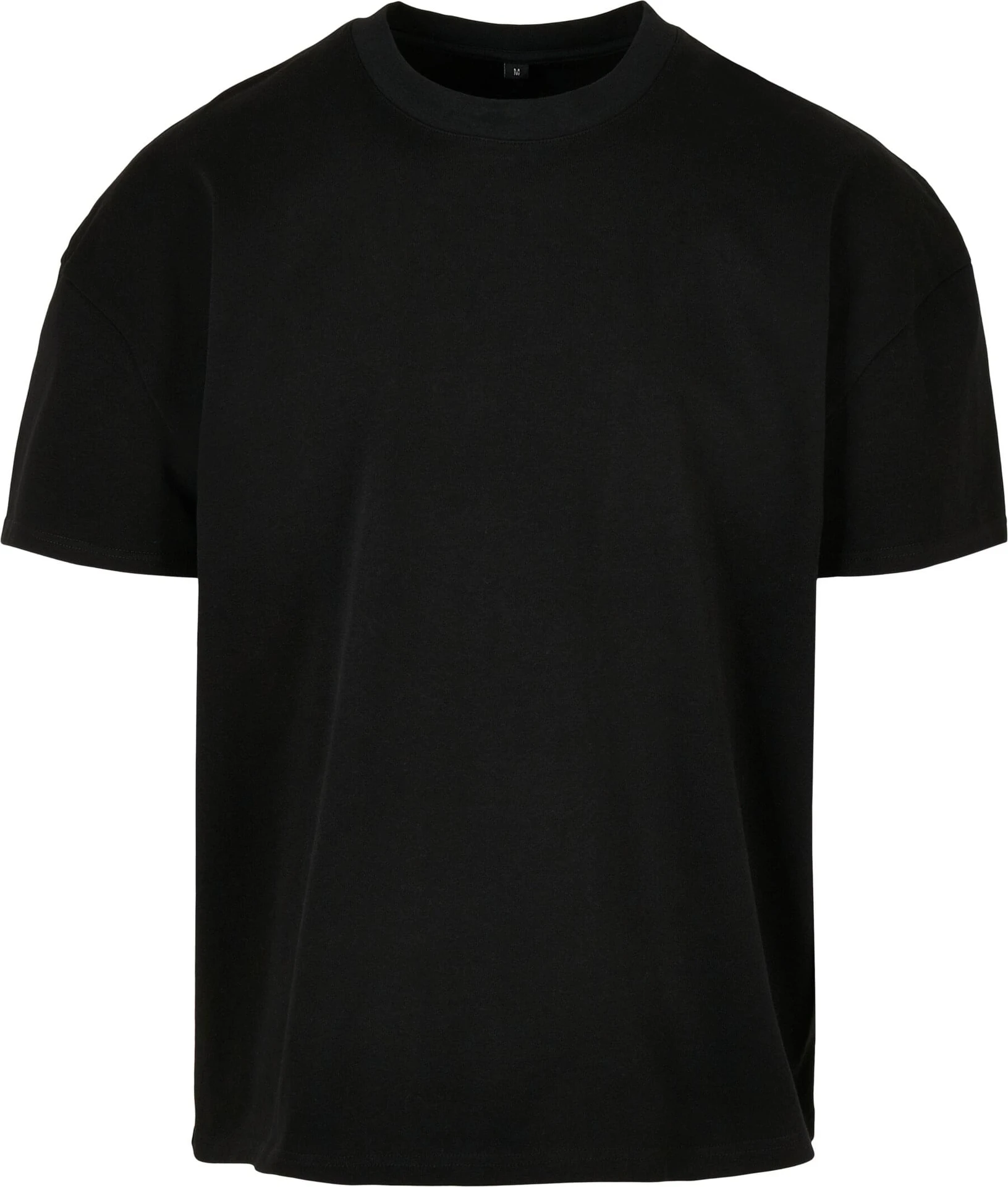 BYB-BY163-ultra-heavy-cotton-box-t-shirt-black-front-4 Build Your Brand Ultra Heavy Cotton Box Tee