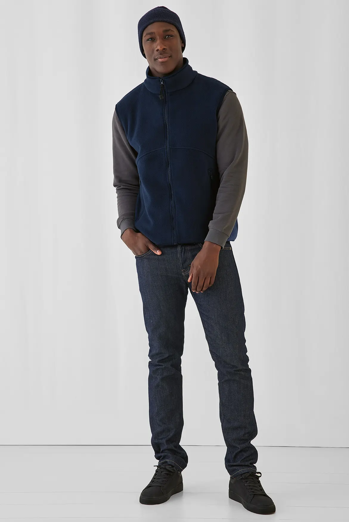 B&C Fleece Bodywarmer Traveller + Men