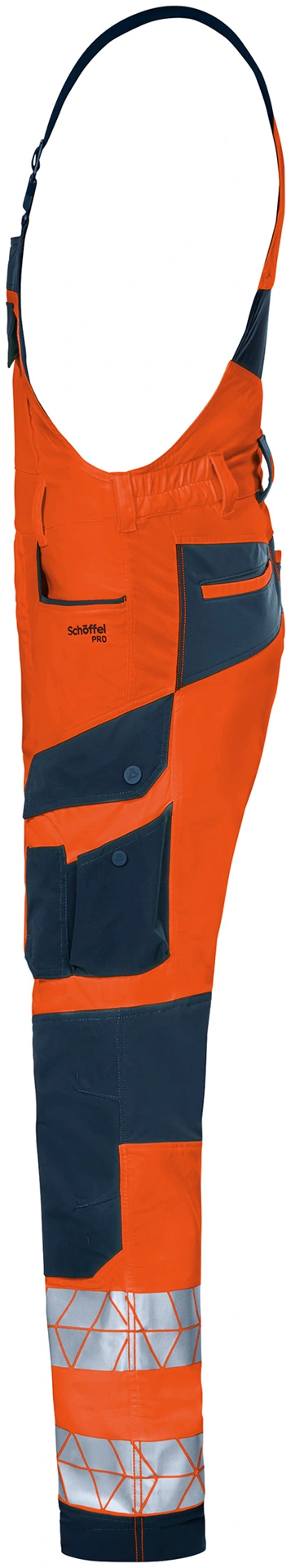 Schöffel PRO 7720 MEISTERMACHER Warnschutz Latzhose Stretch