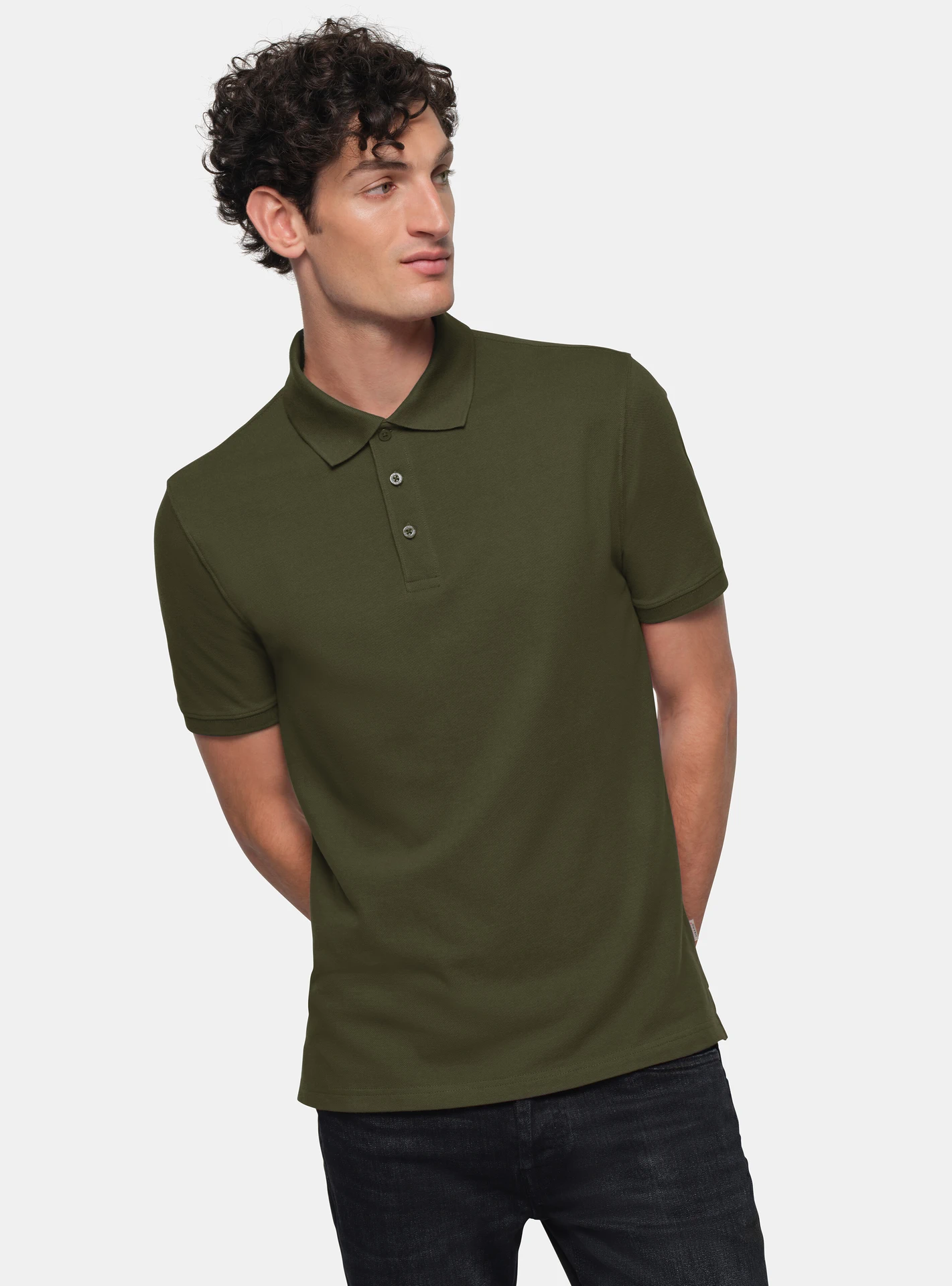hakro-501-poloshirt-bio-baumwolle-olive-model-0 HAKRO Poloshirt 501 Bio-Baumwolle GOTS