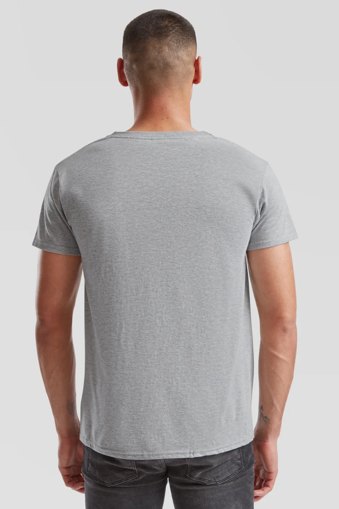 fruit-of-the-loom-61-430-0-iconic-150-t-shirt-athleticheather-model-2 F.O.L. Iconic T