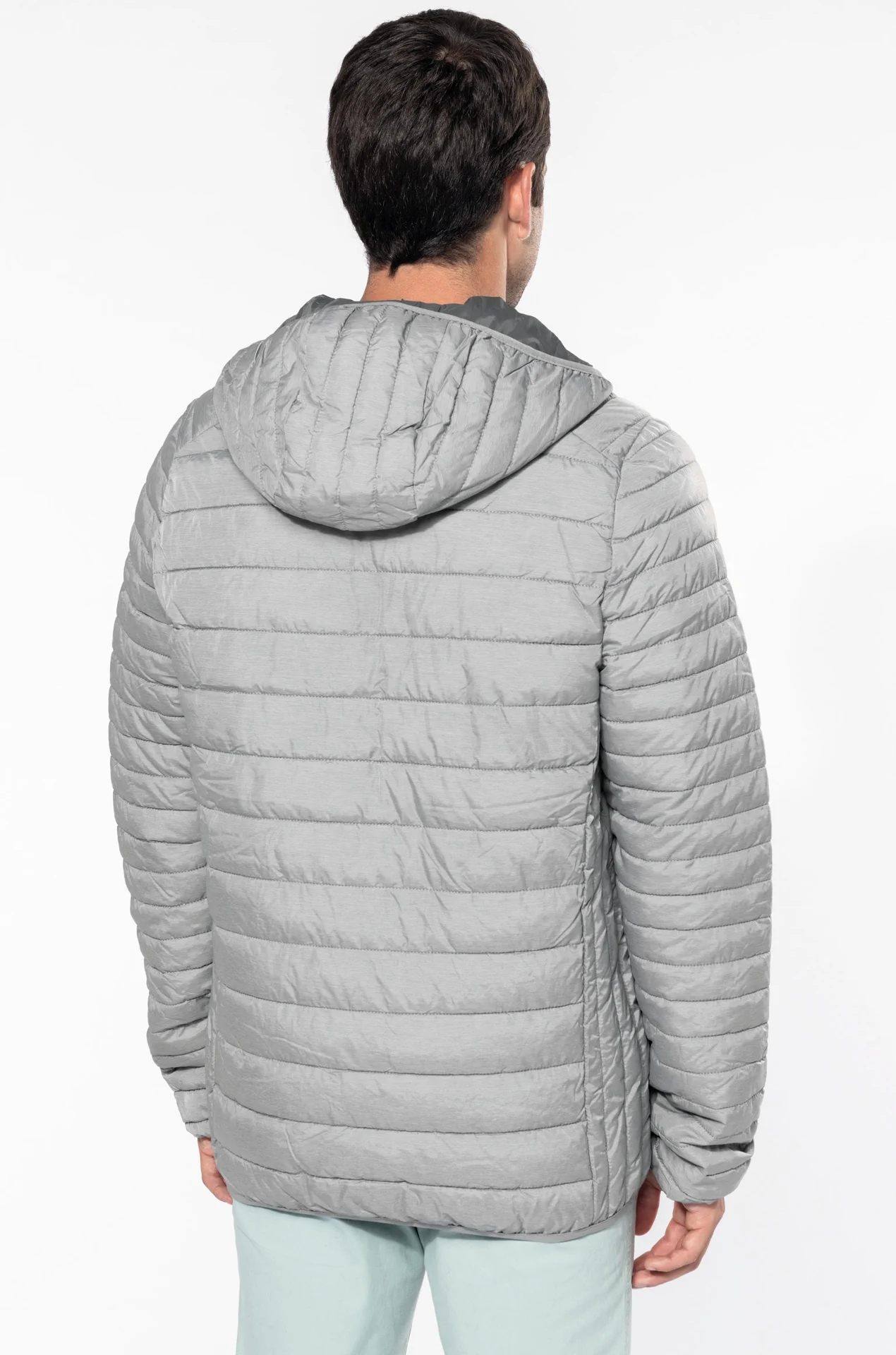 Kariban Leichte Herren Kapuzen Steppjacke