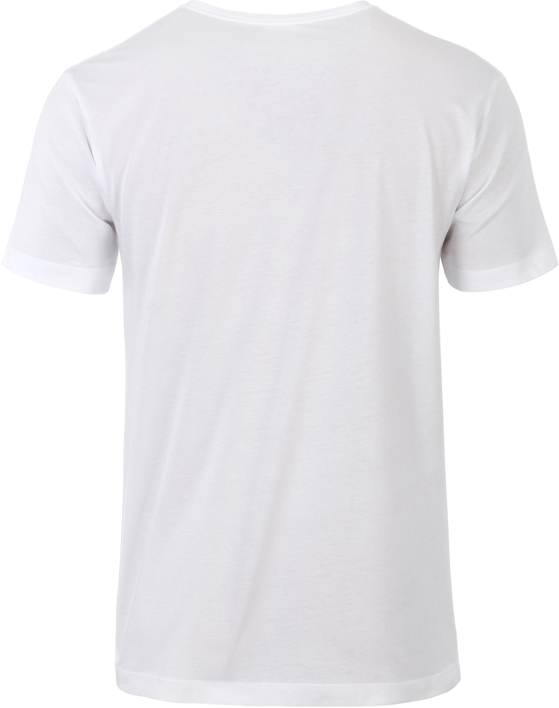 James & Nicholson Men's Bio V-Neck T-Shirt mit Brusttasche James & Nicholson Men's Bio V-Neck T-Shirt mit Brusttasche