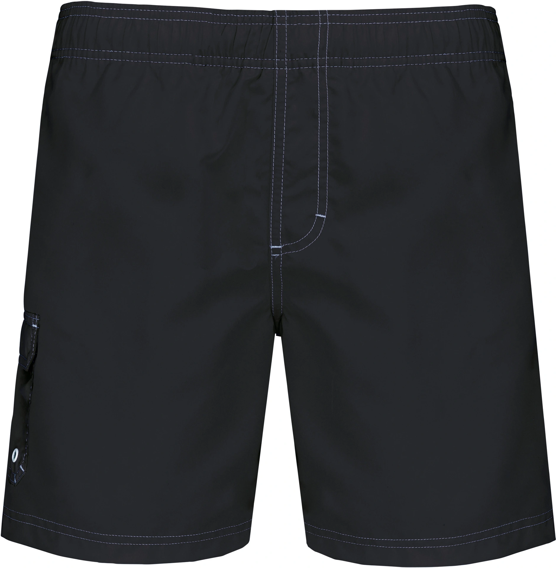kariban-PA119-herren-badehose-black-front-3 Kariban Herren Badehose