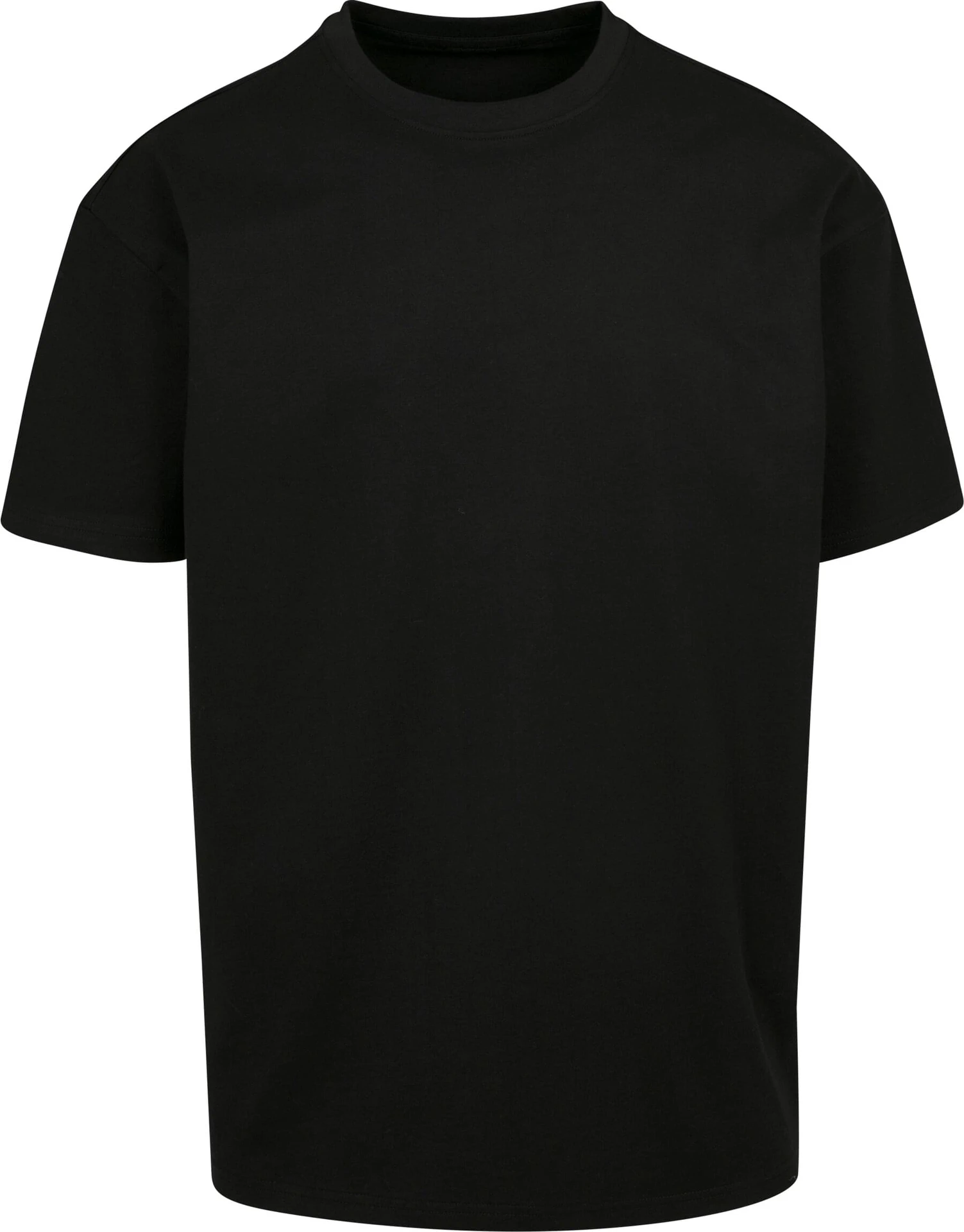 BYB-BY102-heavy-oversize-t-shirt-black-front-4 Build Your Brand Heavy Oversize Tee