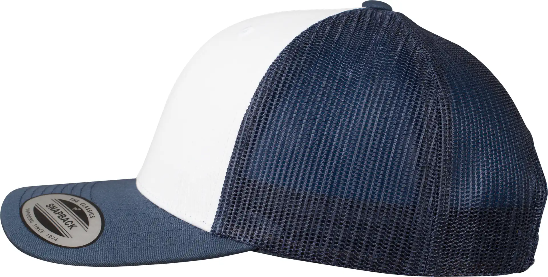 flexfit-6606cf-retro-trucker-colored-front-navy-white-navy-left-7 FLEXFIT Retro Trucker Colored Front