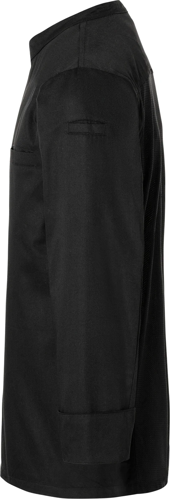 karlowsky-bjm4-langarm-ueberwurf-kochhemd-basic-black-left-4 KARLOWSKY Überwurf-Kochhemd Basic
