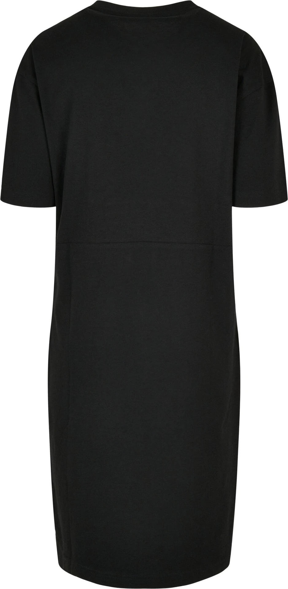 Build Your Brand Ladies Organic Oversized Slit Tee Dress