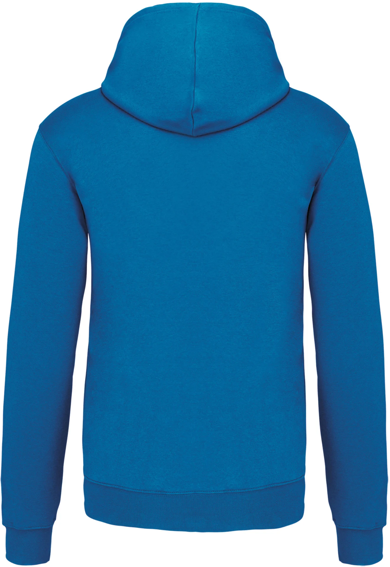 kariban-K446-kontrast-kapuzen-sweater-tropicalblue-white-back-6 Kariban Kontrast Kapuzen Sweater