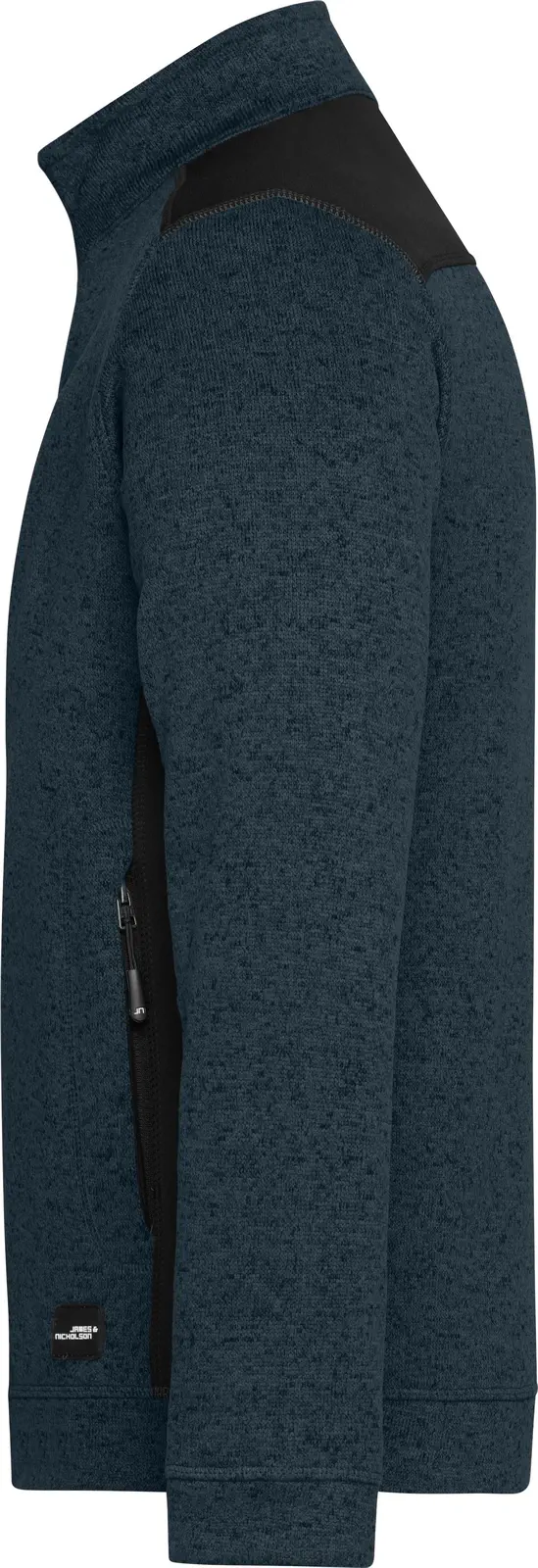 James & Nicholson Men's Knitted Workwear Fleece Jacket -STRONG-