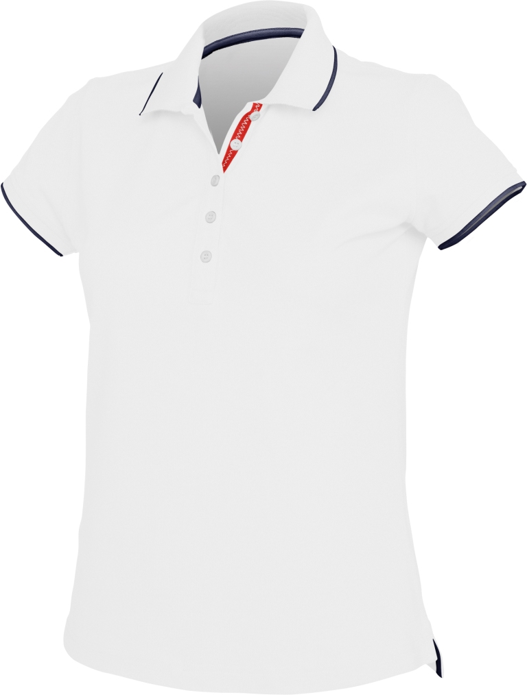 Kariban Damen Kontrast Piqué Polo Kariban Damen Kontrast Piqué Polo