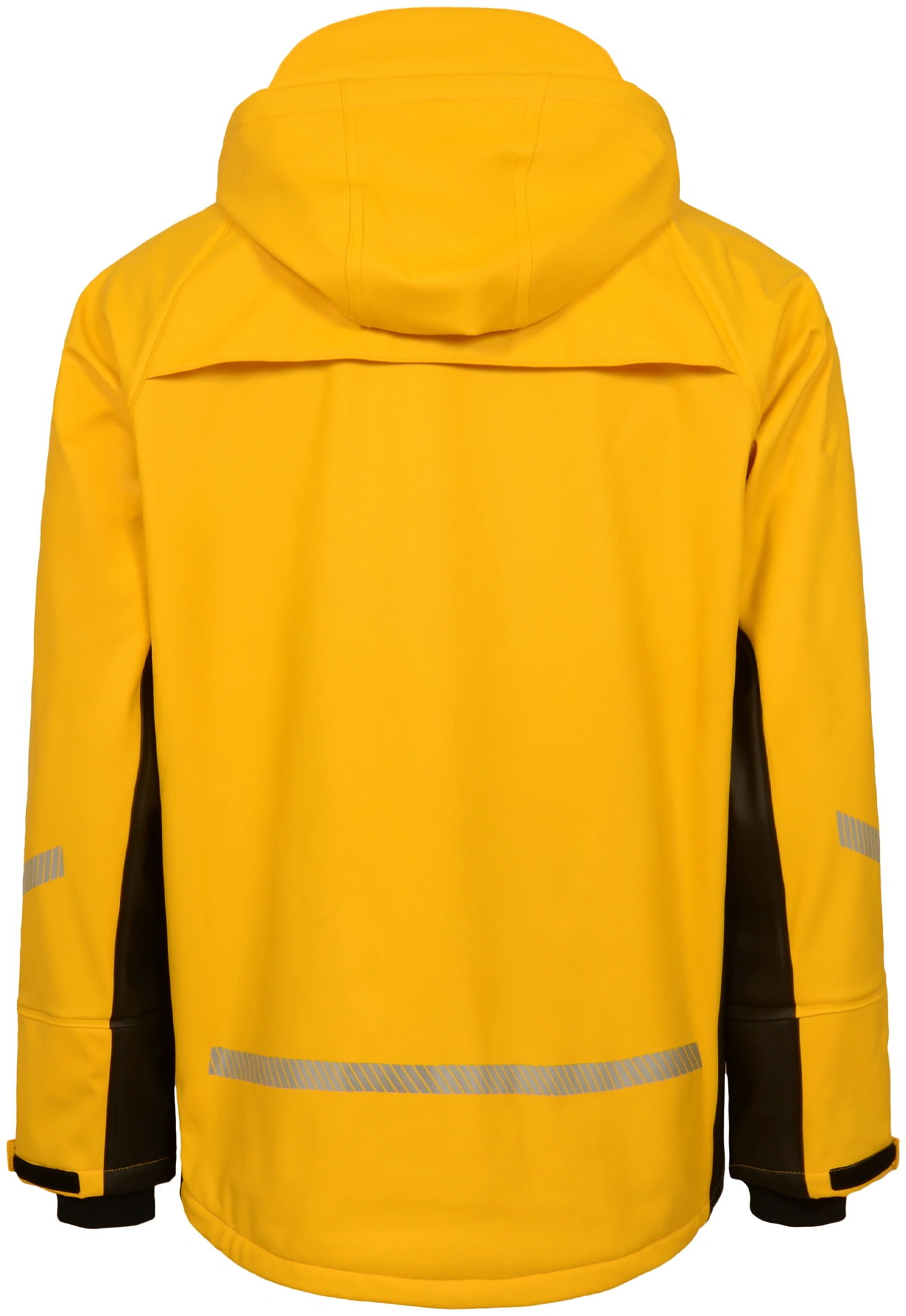 lyngsoe-f1348-regenjacke-mit-weichem-fleecefutter-gelb-back-3 Lyngsøe F1348 Regenjacke mit weichem Fleecefutter