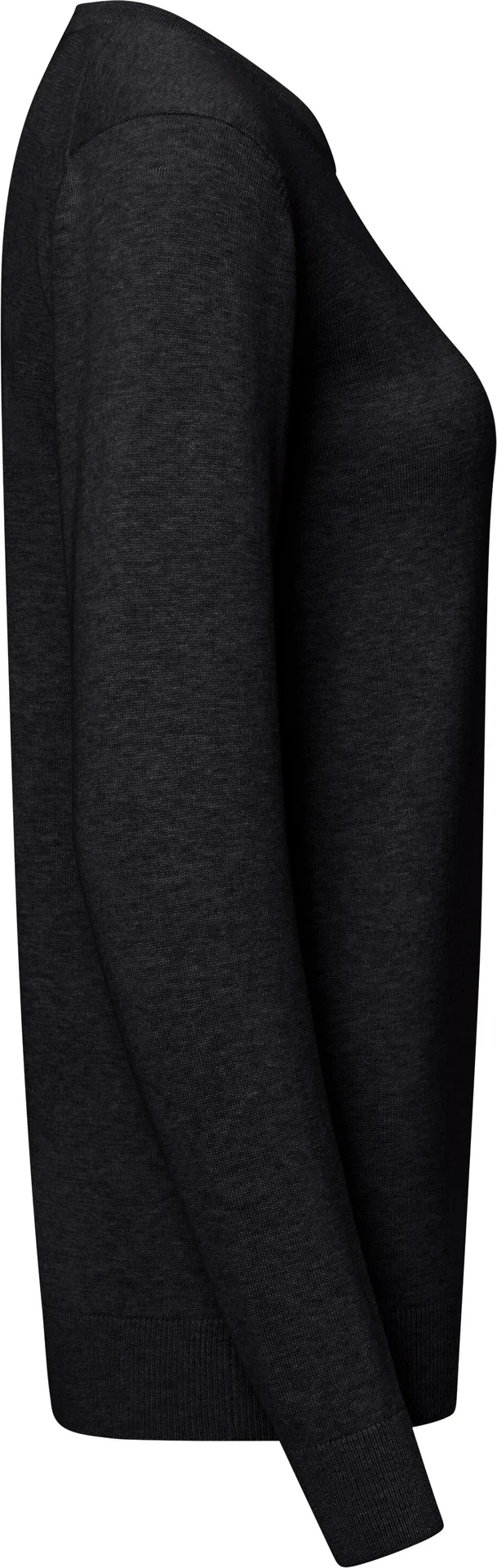 hakro-135-damen-pullover-premium-baumwolle-schwarz-4 HAKRO Damen Pullover 135 Premium-Baumwolle