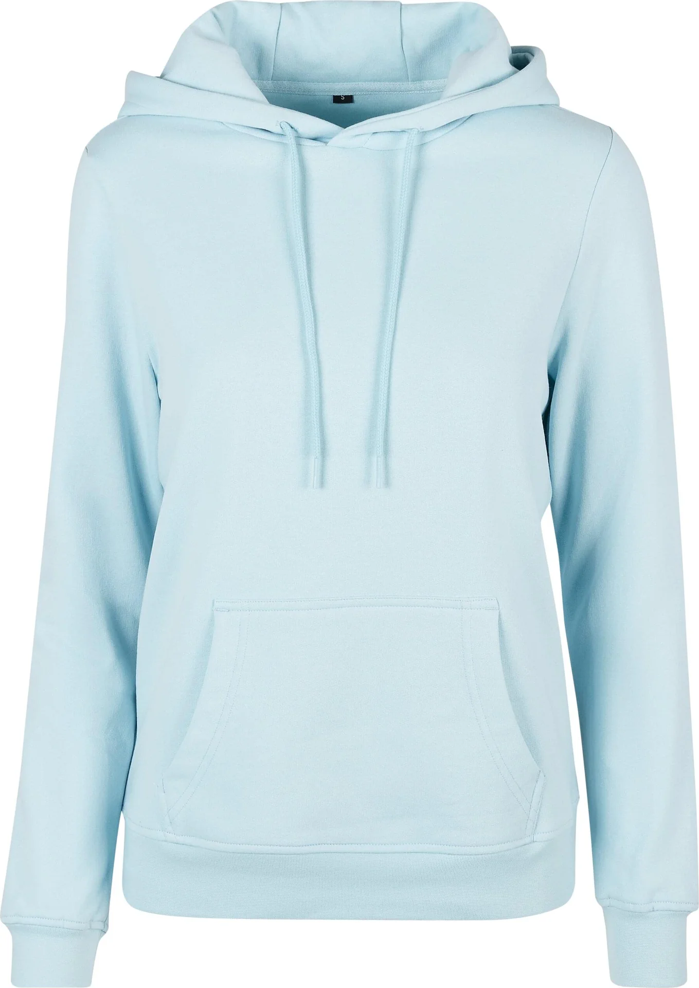 BYB-BB007-ladies-basic-hoody-oceanblue-front-4 Build Your Brand Ladies Basic Hoody