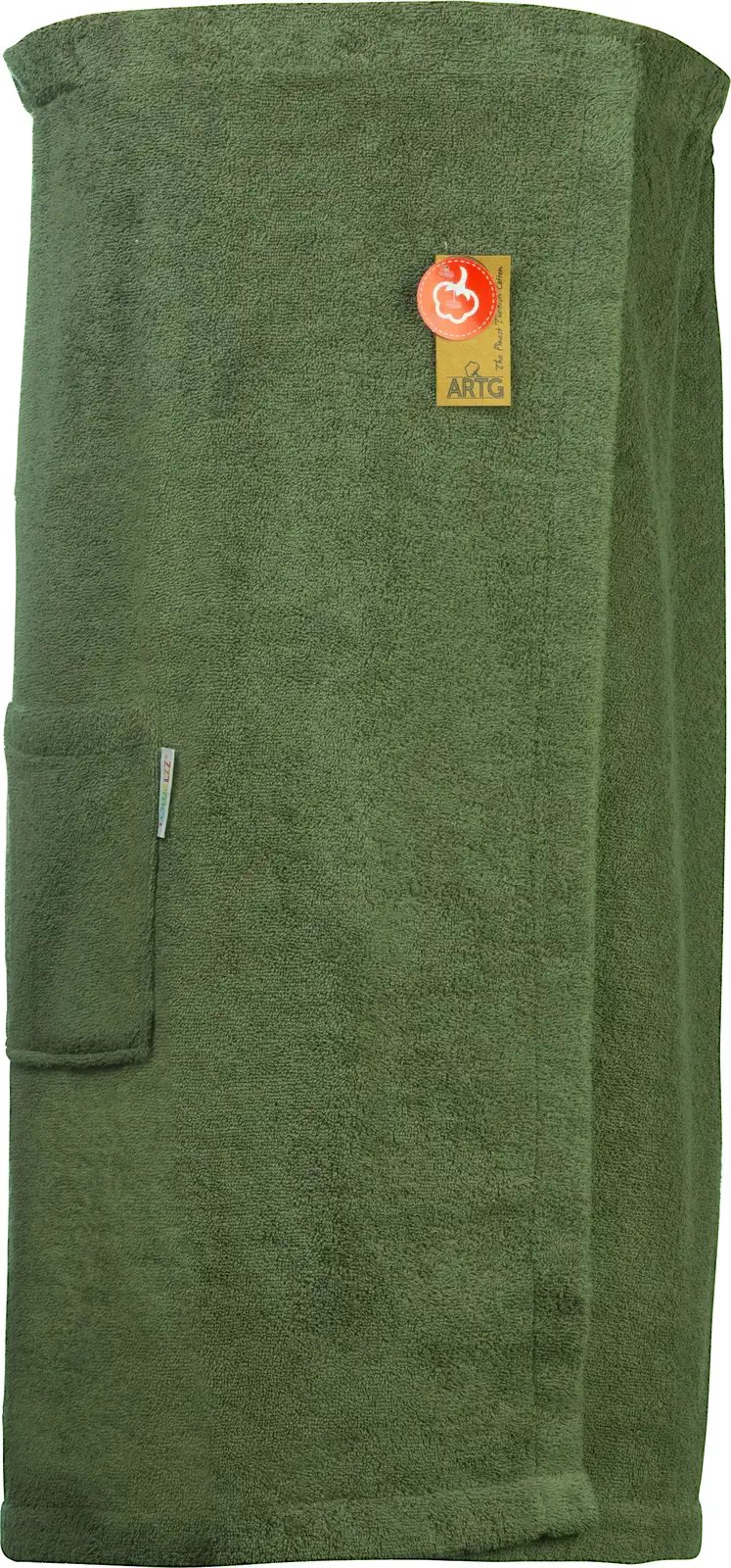 artg-ar043-sauna-kilt-ladies-armygreen-front-1 ARTG Sauna Kilt Ladies