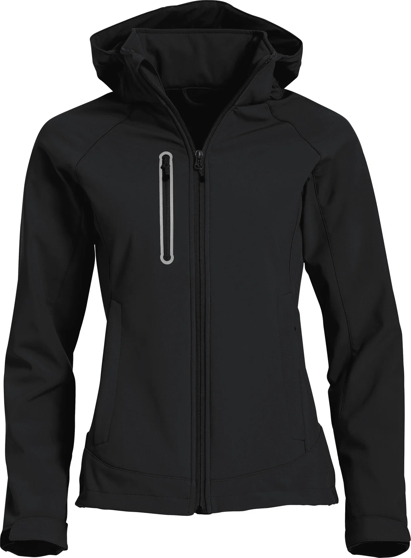 clique-020928-milford-jacket-women-black-front-1 CLIQUE Damen 3-Lagen Softshelljacke Milford