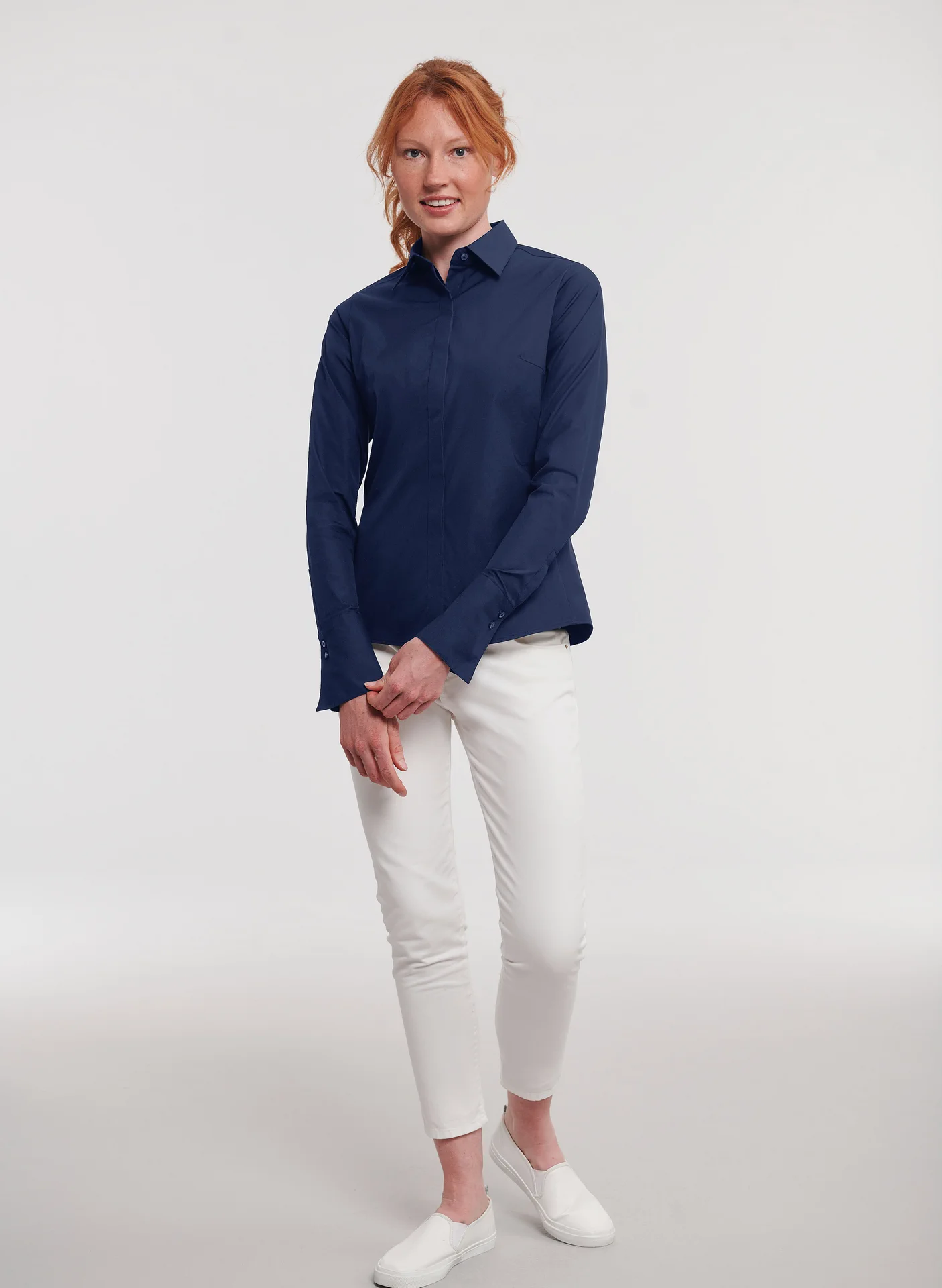 Russell Ladies Long Sleeve Ultimate Stretch Shirt