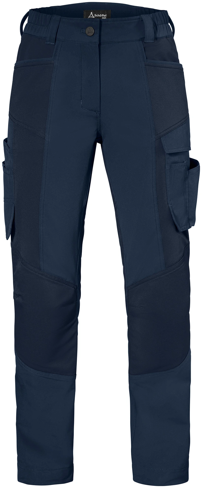 schoeffel-pro-7503-bulldozer-hose-damen-dunkelblau-front-1 Schöffel PRO 7503 Damen BULLDOZER Full-Stretch-Arbeitshose