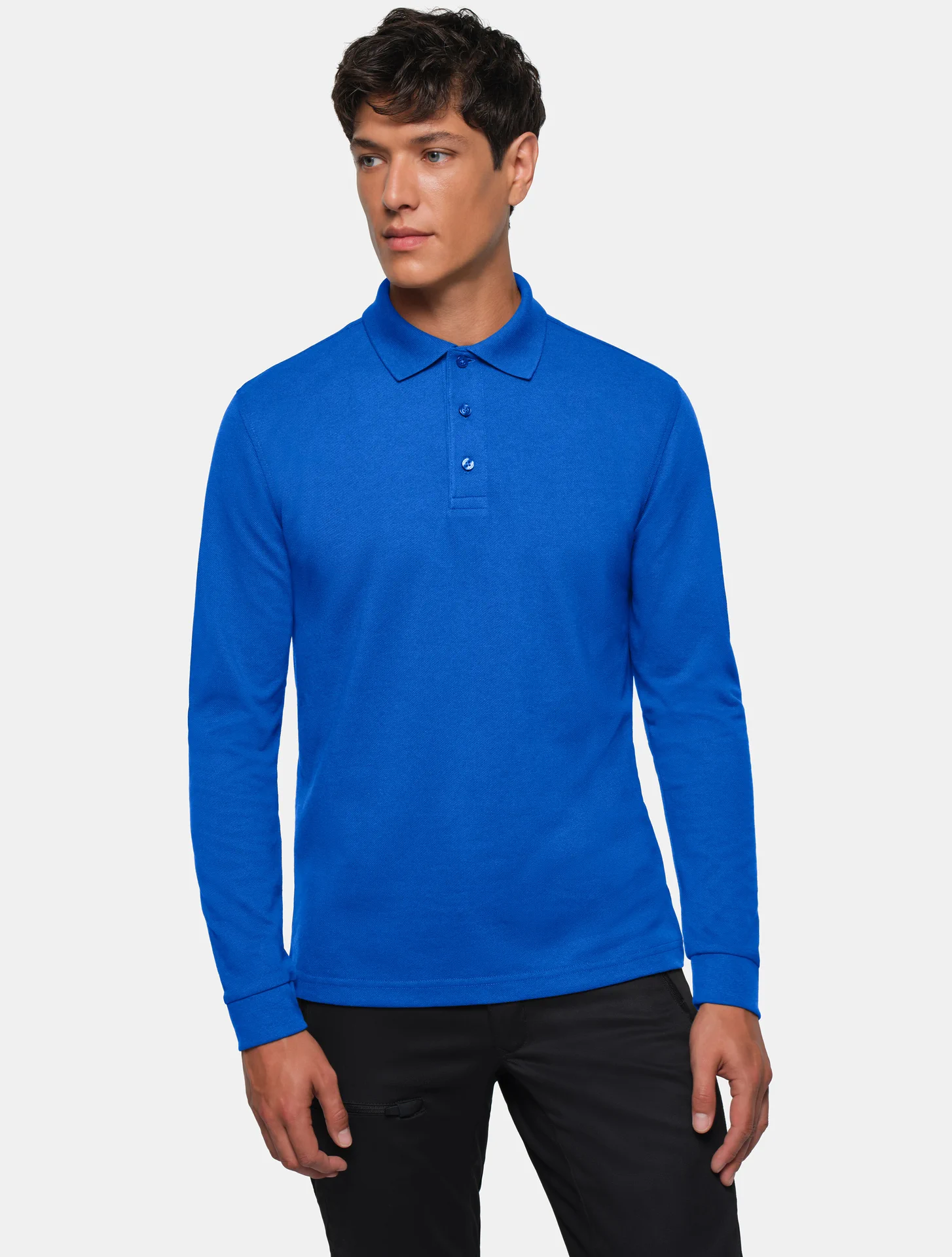 hakro-815-longsleeve-poloshirt-mikralinar-royalblau-model-0 HAKRO Longsleeve-Poloshirt 815 Mikralinar®