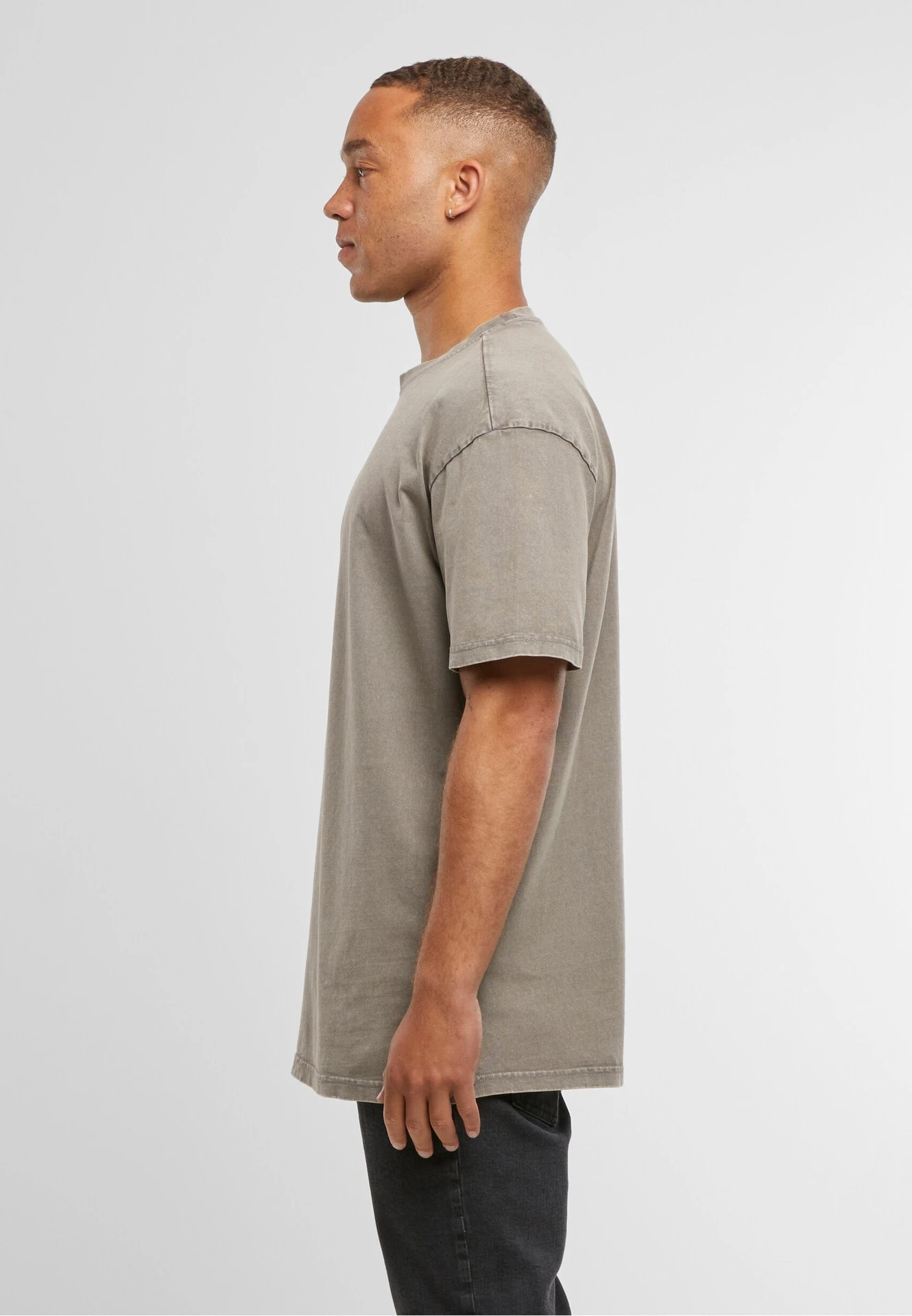 Build Your Brand Acid Washed Heavy Oversize Tee