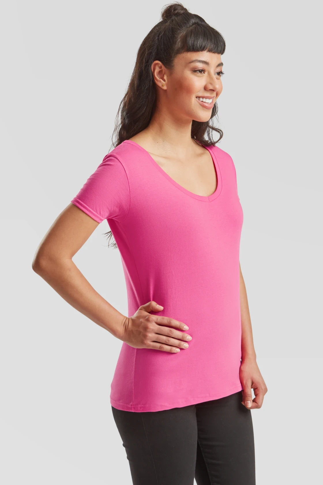 F.O.L. Ladies Iconic 150 V Neck T