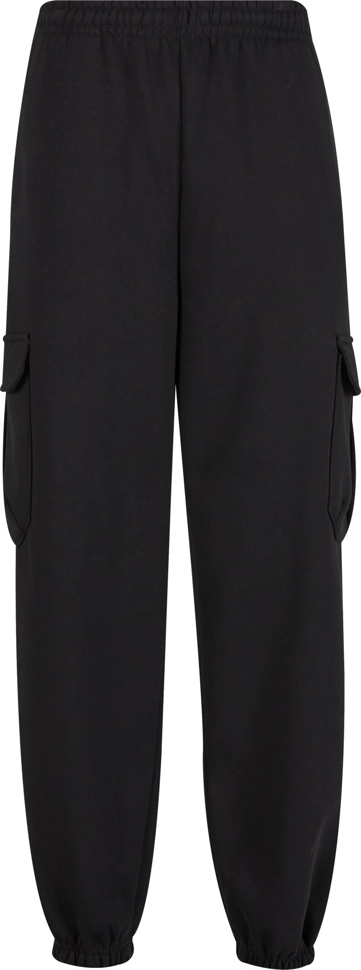 BYB-BY258-90s-cargo-sweatpants-black-front-4 Build Your Brand 90s Cargo Sweatpants