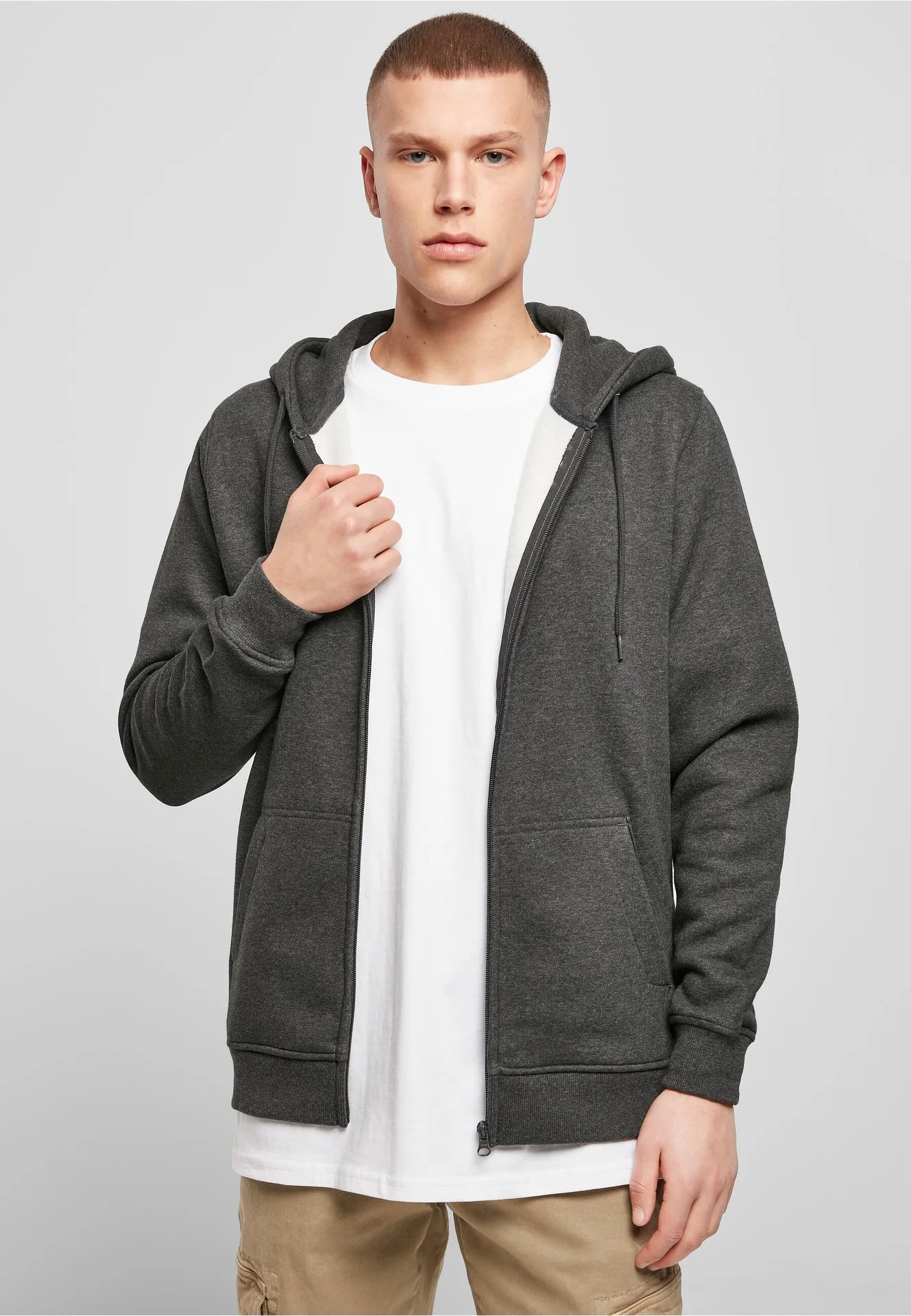 Build Your Brand Heavy Zip Hoody