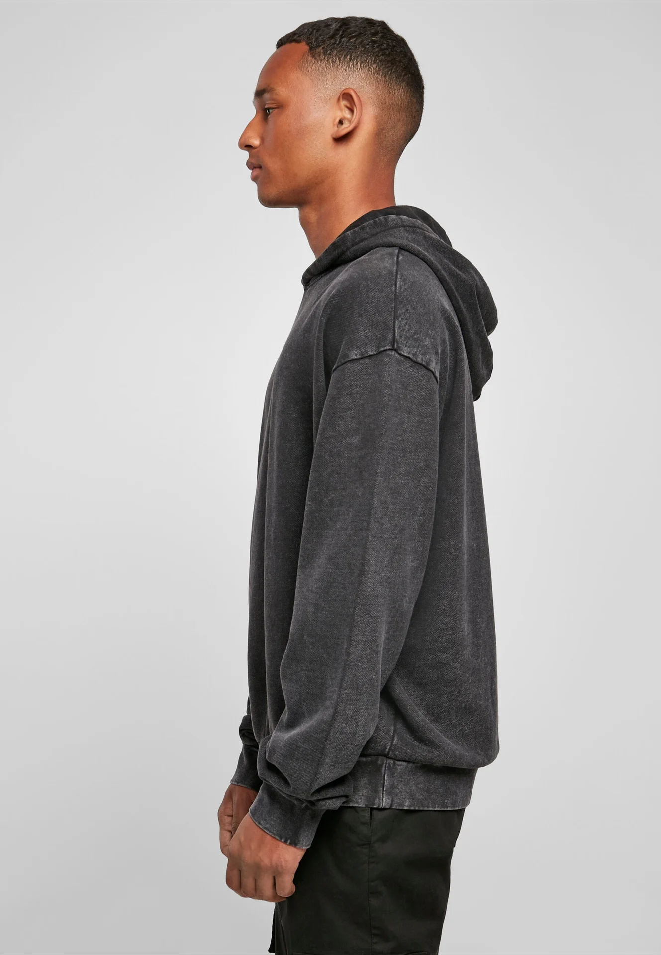 Build Your Brand Acid Washed Oversize Hoody
