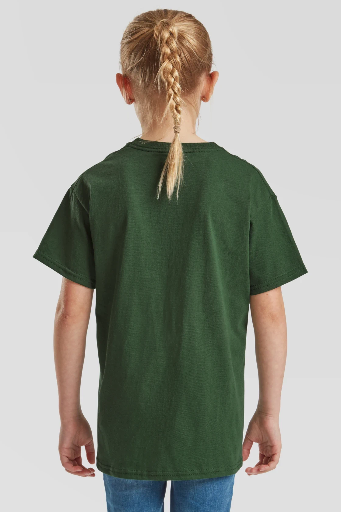 fruit-of-the-loom-61-019-0-kids-original-t-shirt-bottlegreen-model-2 F.O.L. Kids Original T